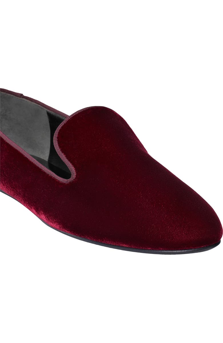 Tory Burch Smoking Slipper, Alternate, color, Dark Carmine