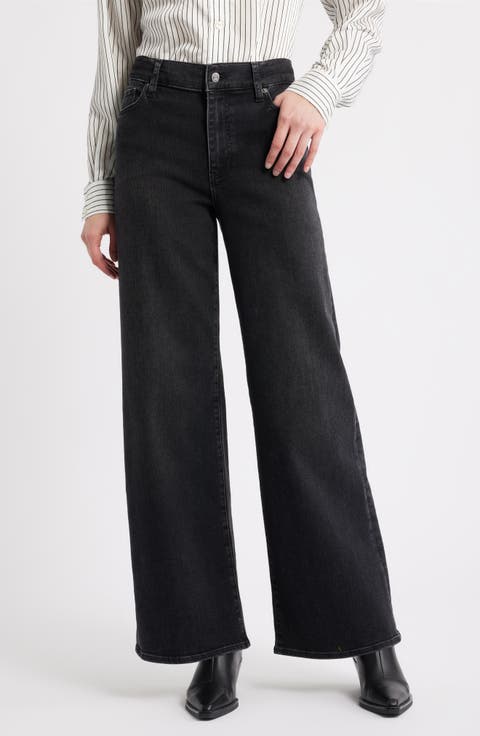 Le Slim Palazzo High Waist Wide Leg Jeans