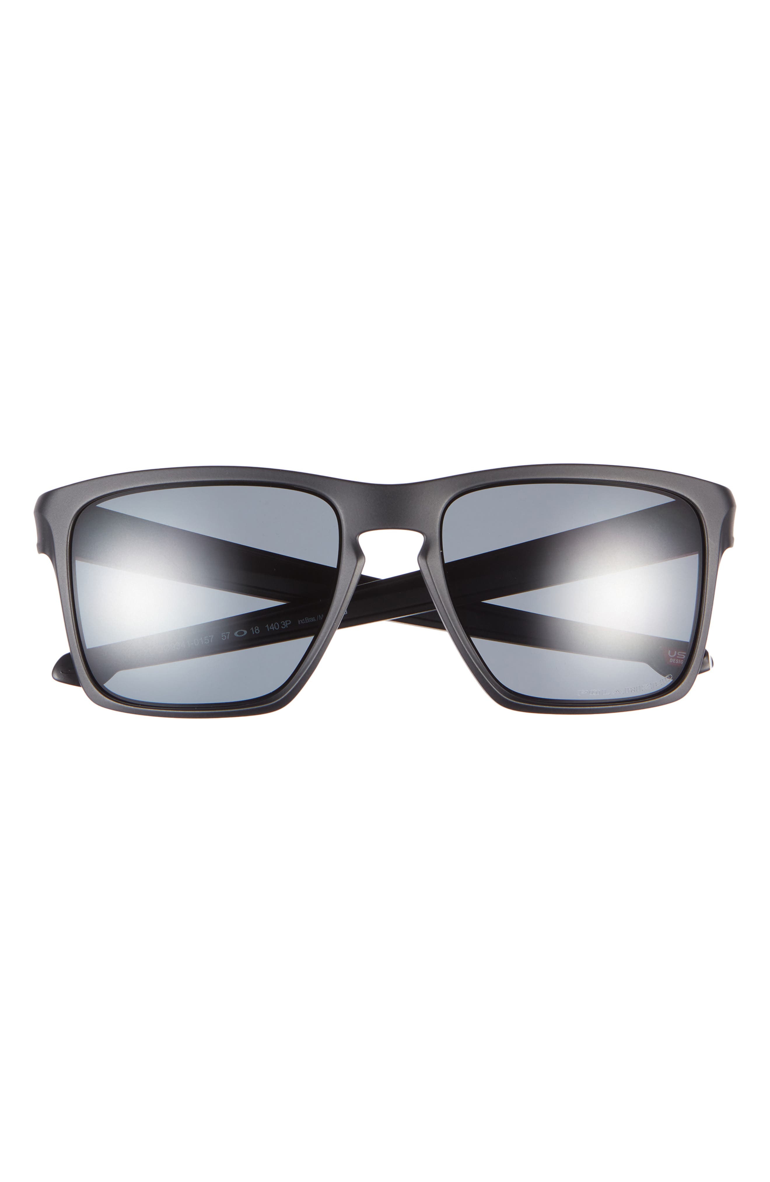 57mm Silver XL Square Sunglasses