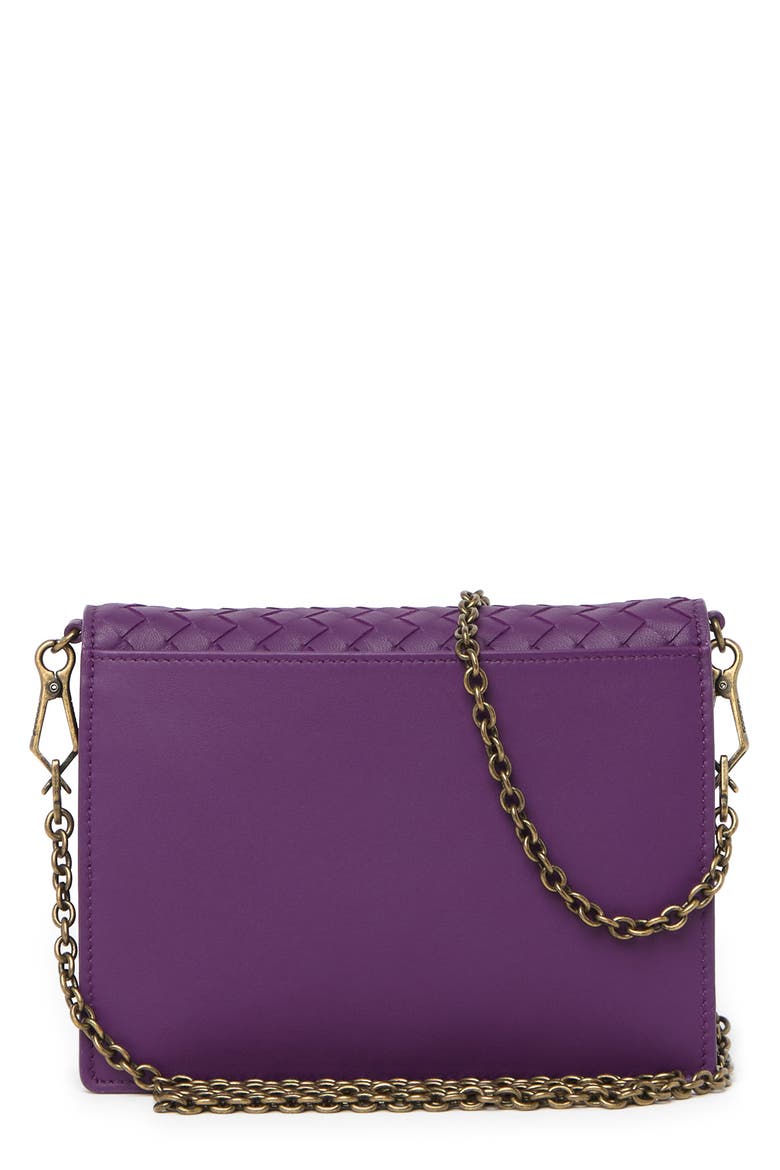 Woven Leather Crossbody Bag, Alternate, color, MONALISA/ MONALISA
