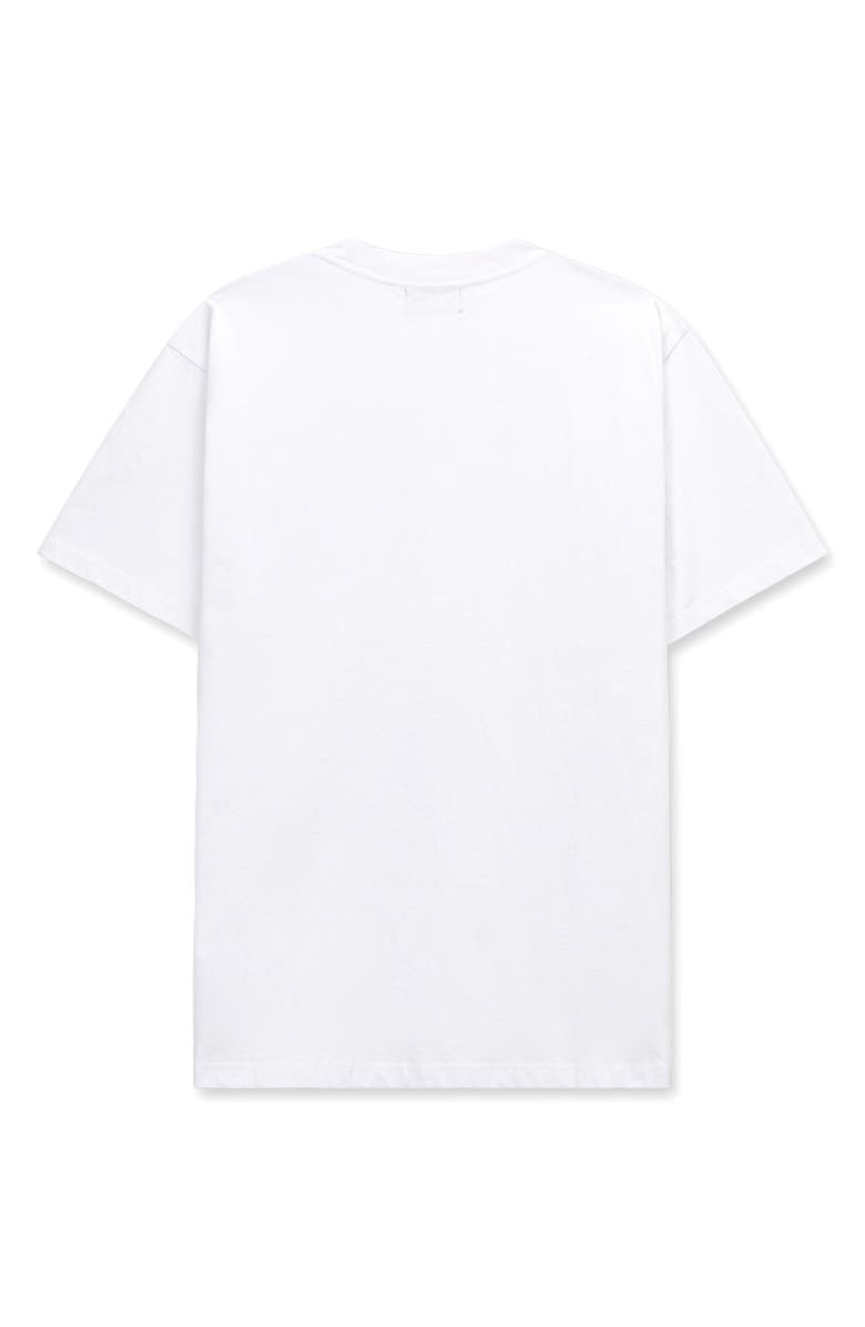 RtA Rico Cotton T-Shirt, Alternate, color, White Collar Logo