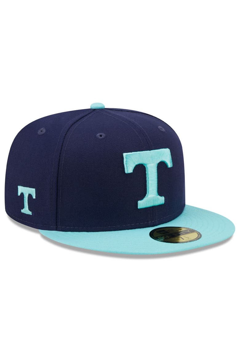 Men's New Era Navy/Light Blue Tennessee Volunteers 59FIFTY Fitted Hat, Main, color, Navy