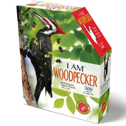 I Am Woodpecker 300 Piece Puzzle, Cardboard, Kids Ages 10+