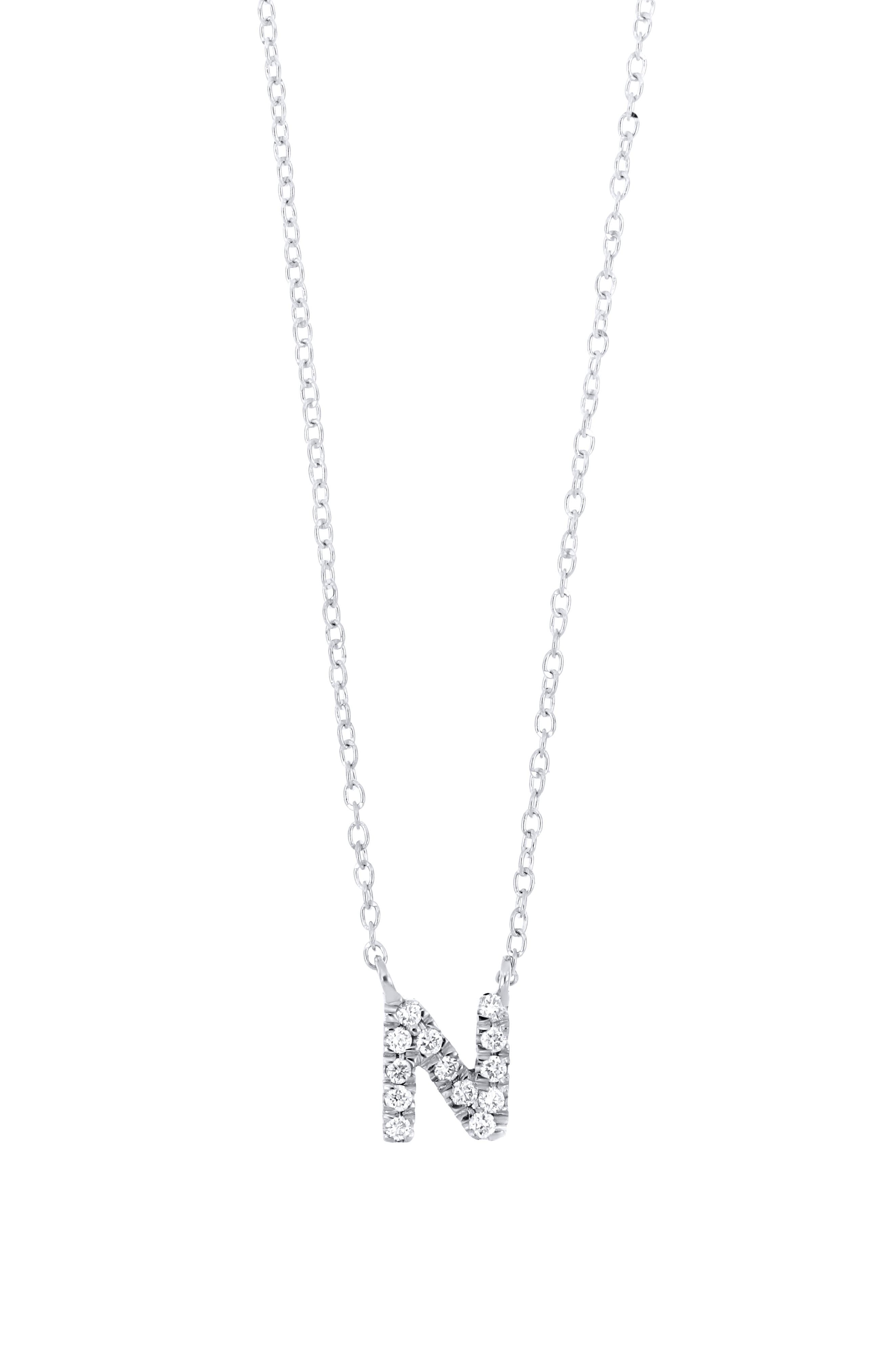 18K WHITE GOLD - N