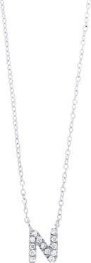 Bony Levy Icon Diamond Initial Pendant Necklace