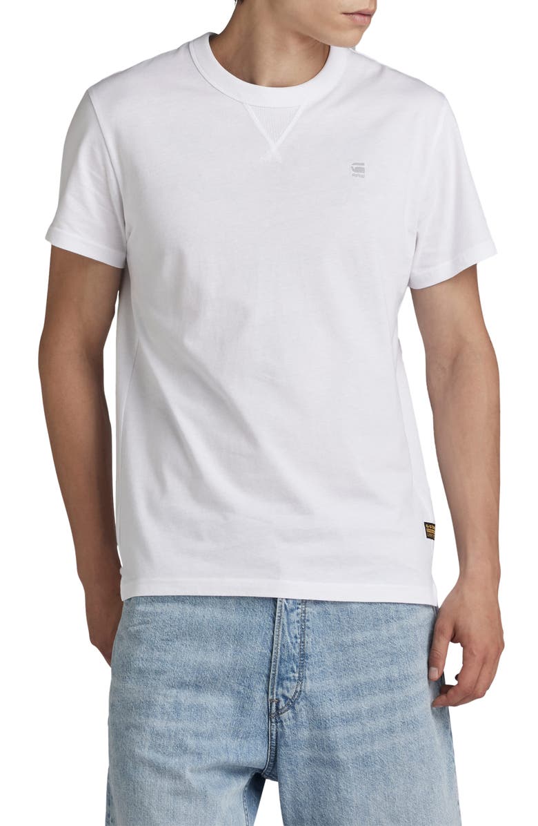 G-STAR Nifous Organic Cotton T-shirt, Main, color, White