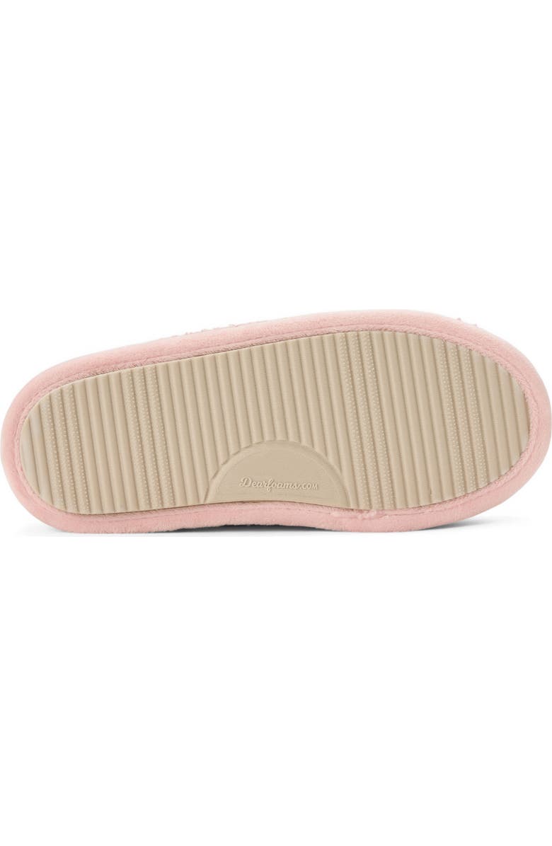 DEARFOAMS Holiday Novelty Clog Slipper, Alternate, color, Pale Mauve