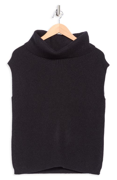 Elie Elie Tahari Sleeveless Turtleneck Sweater In Black