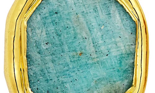 Karine Sultan Amazonite Starburst Clip-on Earrings In Multi
