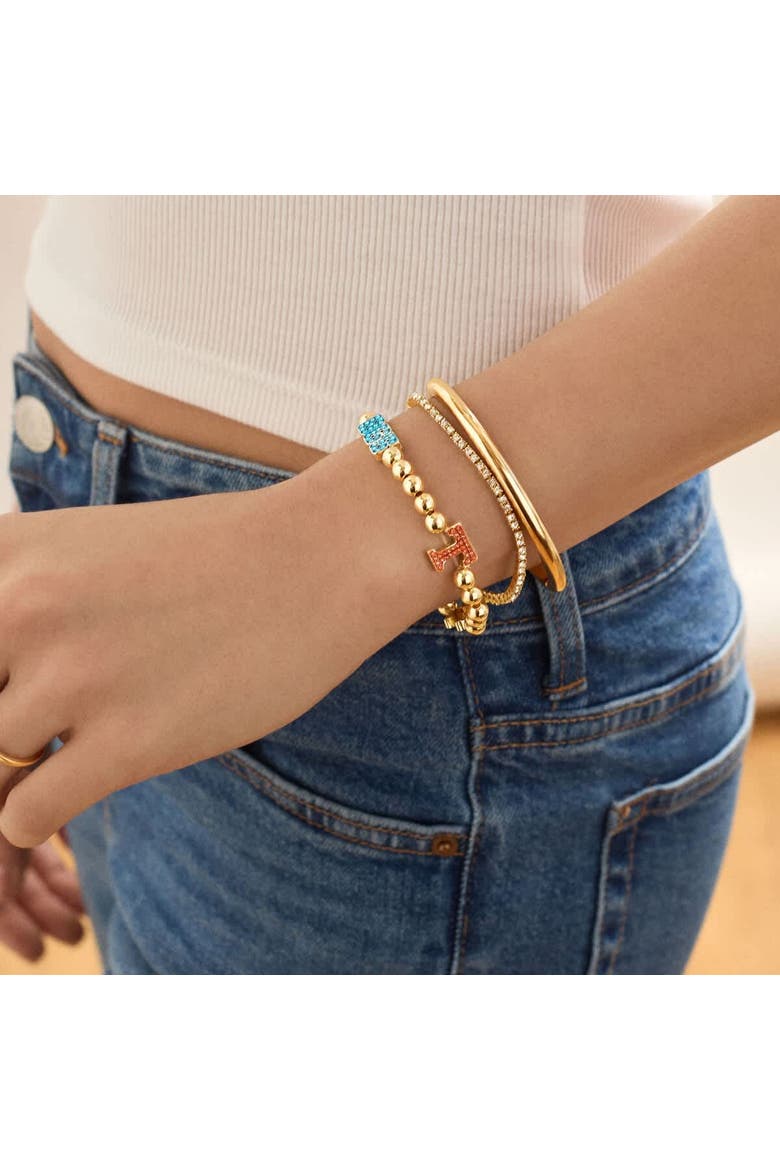 Tennessee Volunteers Mixed Icon Pisa Bracelet, Alternate, color, Gold