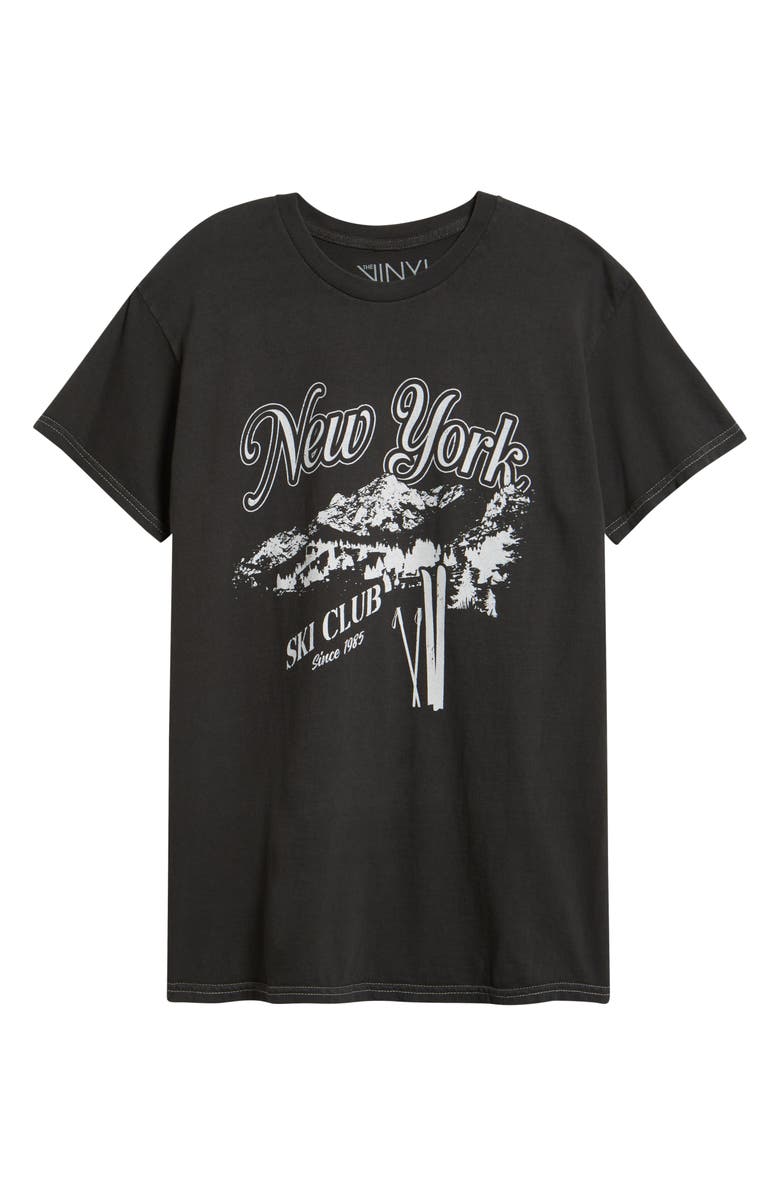 Vinyl Icons New York Ski Club Cotton Graphic T-Shirt, Alternate, color, Phantom
