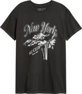 Vinyl Icons New York Ski Club Cotton Graphic T-Shirt