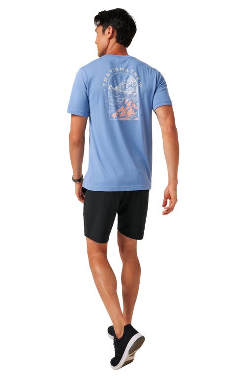 Travismathew Reef Walk Graphic T-shirt In Blue