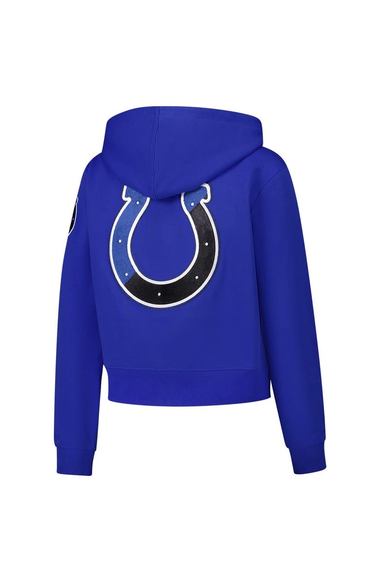 PRO STANDARD Women's Pro Standard Royal Indianapolis Colts Split Logo Full-Zip Hoodie, Alternate, color, 