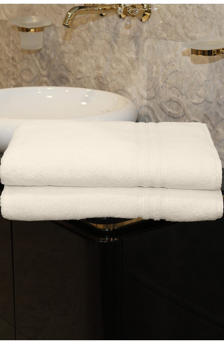 Linum Home Textiles Denzi Bath Sheet - Set of 2 - Cream, Alternate, color,