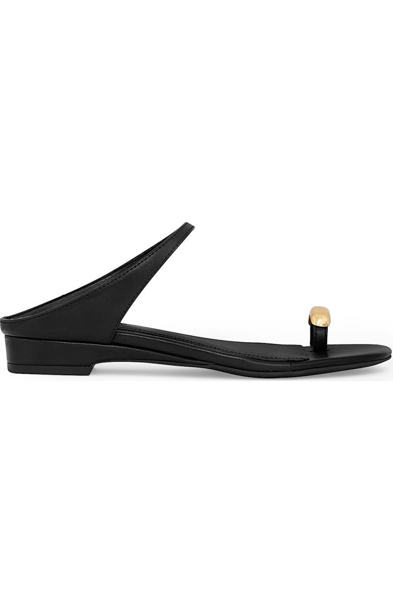 Rebecca Minkoff Toe Ring Slide Sandal, Alternate, color, Black