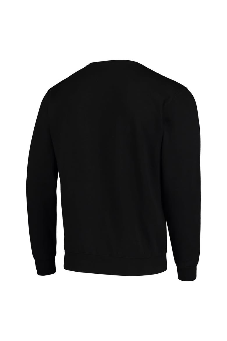 Men's Colosseum Black Air Force Falcons Arch & Logo Sweatshirt, Alternate, color, Black