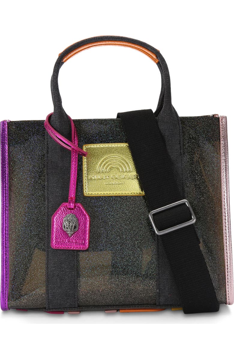 Kurt Geiger London Small Southbank Clear Vinyl Tote, Main, color,