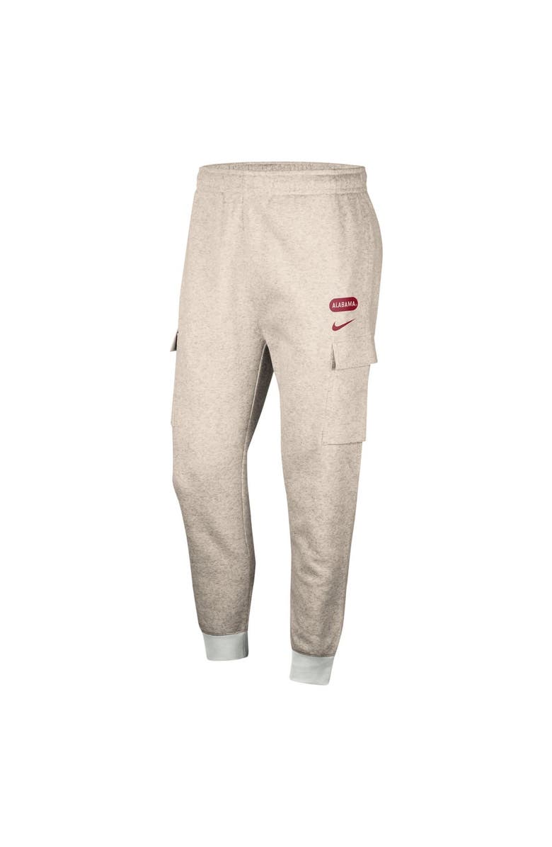 Nike Men's Nike Oatmeal Alabama Crimson Tide Club Cargo Jogger Pants, Alternate, color, 