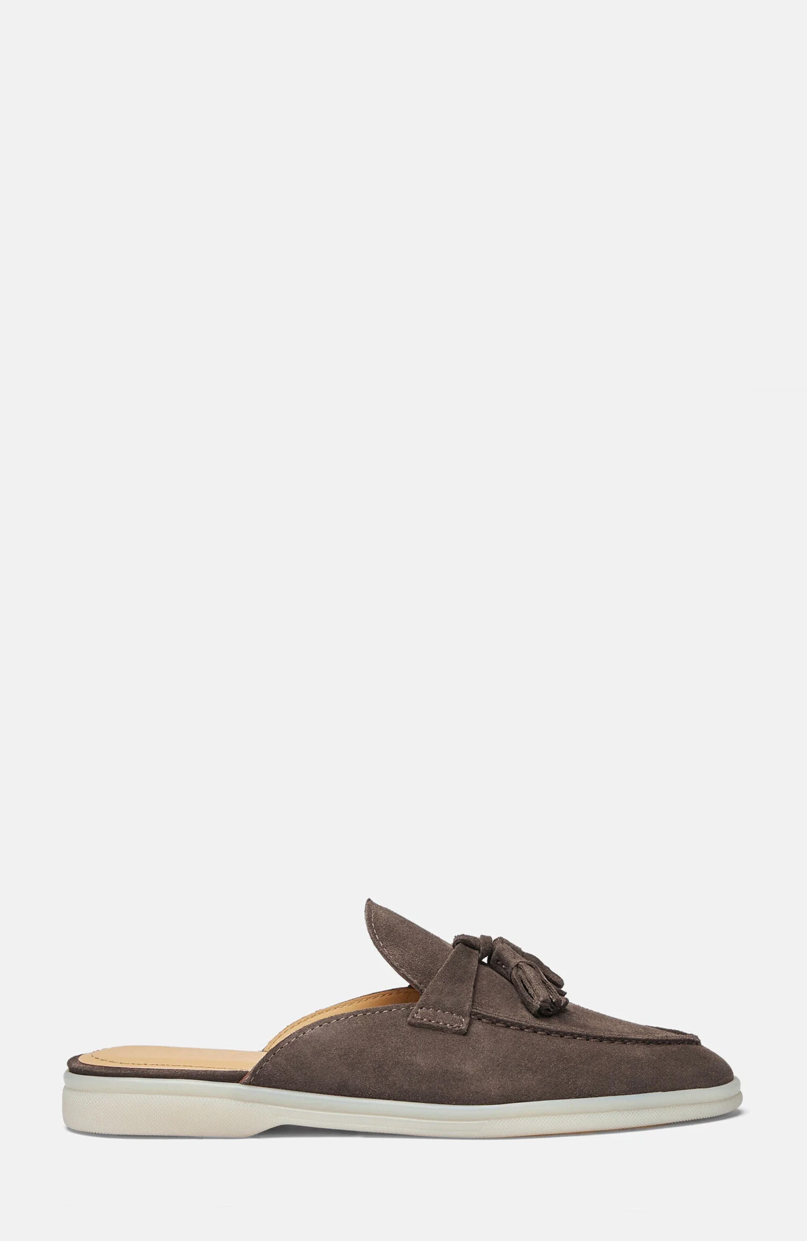Lucrezia Mules, Alternate, color, Taupe Suede