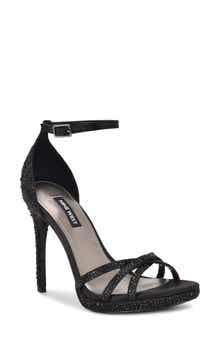 Nine West Lartay Platform Ankle Strap Sandal