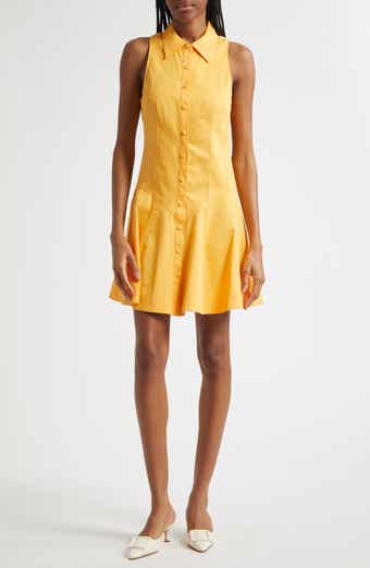 Cinq à Sept Poppy Sleeveless Stretch Twill Shirtdress