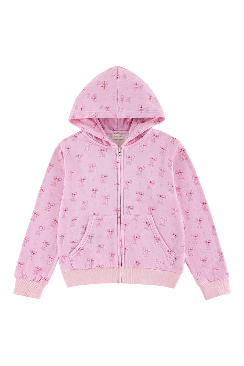 Kids' Soft Fleece Zip Hoodie, Main, color, PINK