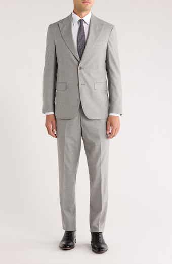Jack Victor Marcus Peak Lapel Wool & Cotton Blend Suit
