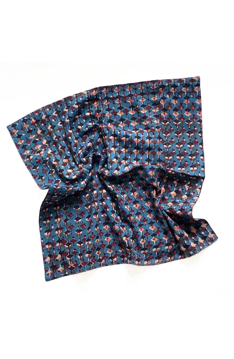 Ichcha Eco-Friendly Cotton Dinner Napkins, Alternate, color, Blue