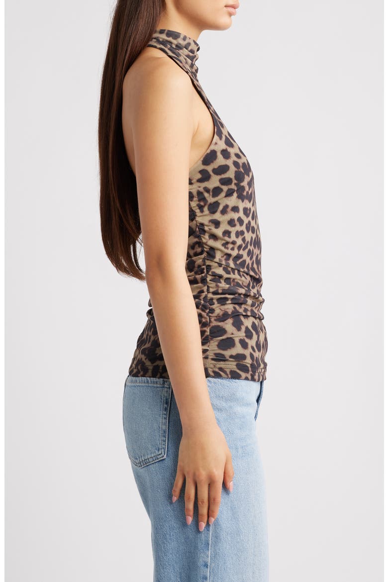 Ihparda Leopard Print Halter Top, Alternate, color, LEOPARD