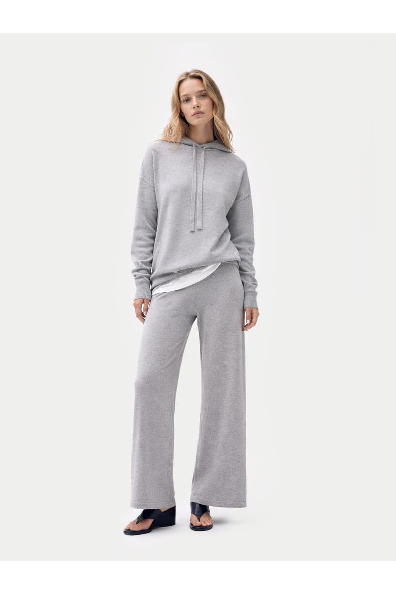 Cashmere Pullover Hoodie, Alternate, color, high rise