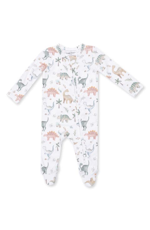 Kids' Sweet Baby Dinos Two-Way Zip Footie