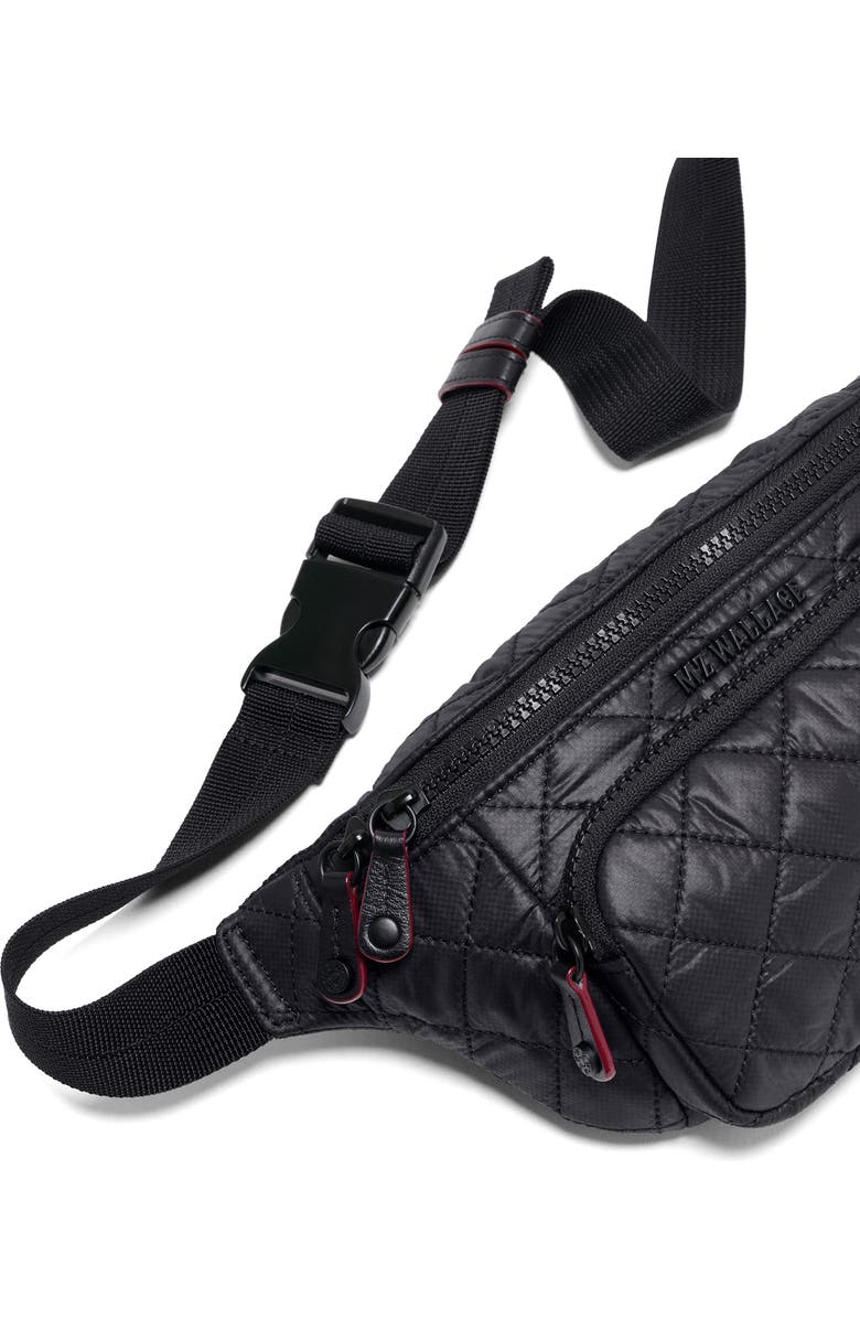 MZ Wallace Small Metro Quilted Nylon Sling Bag, Alternate, color, Black