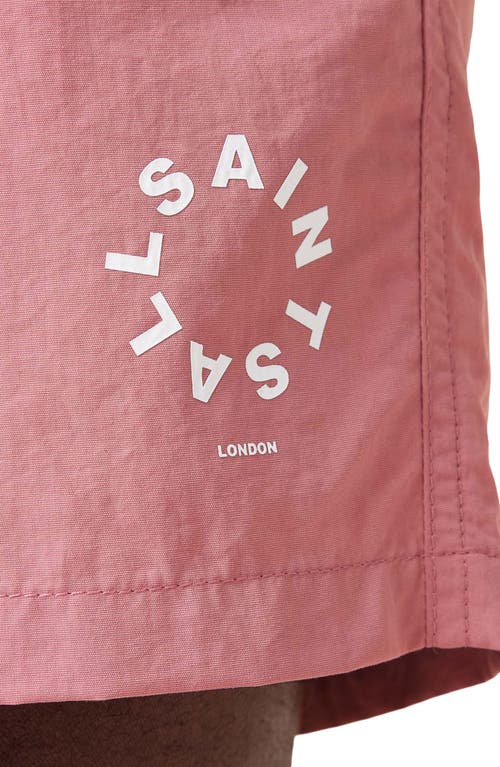 Allsaints Tierra Swim Trunks In Amara Pink