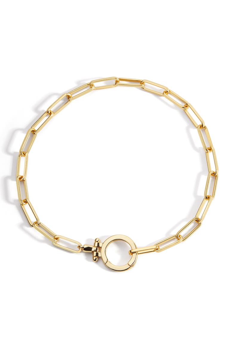 Mint Paperclip Bracelet, Main, color, Gold-Tone