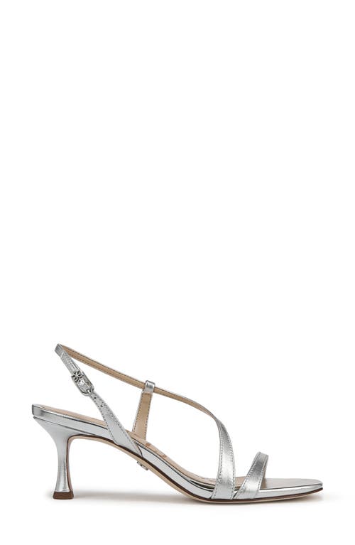 Sam Edelman Prance Slingback Sandal In Silver