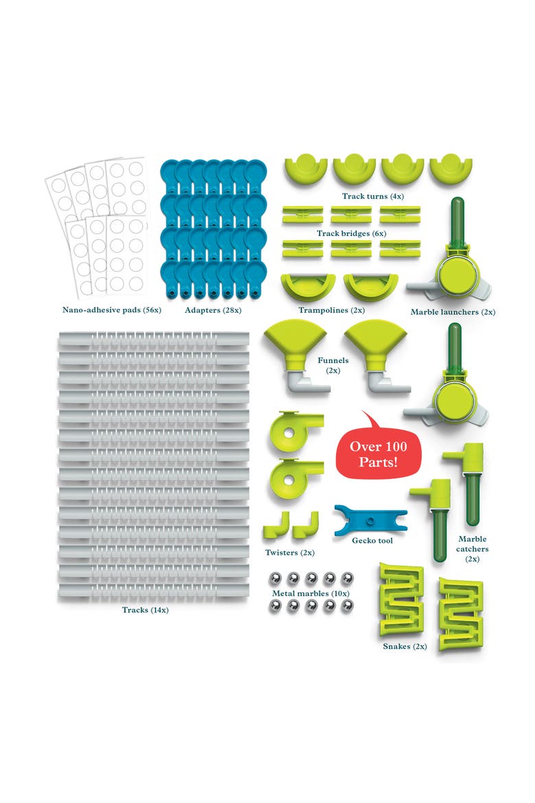 Gecko Run Marble Run Kit, Alternate, color, ASSORTED