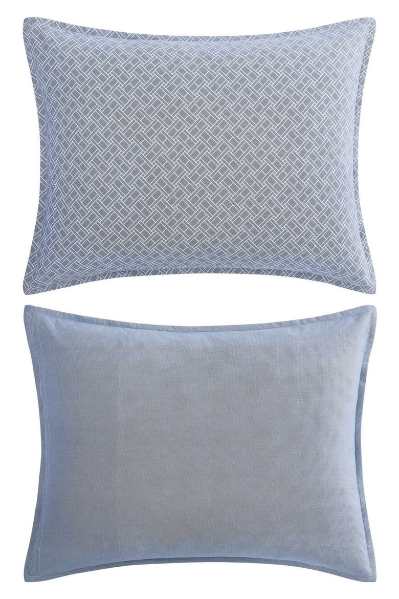 Trellis Flag Comforter & Shams Set, Alternate, color, YALE BLUE