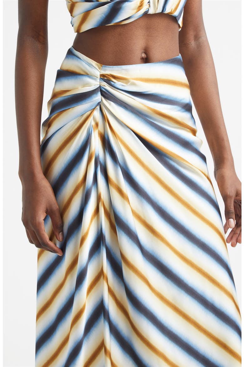 Diagonal Stripe Maxi Skirt, Alternate, color, TAHOE BLUE/ MILK CHOCOLATE
