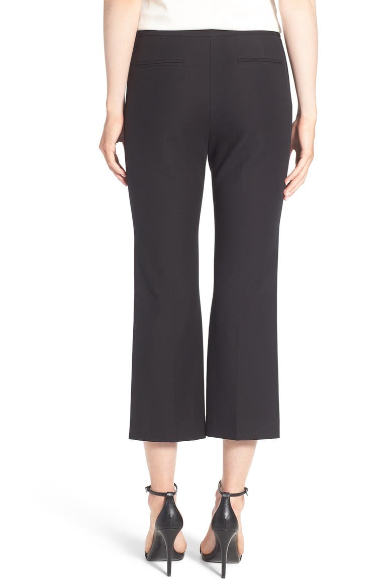 Crop Flare Pants, Alternate, color, BLACK