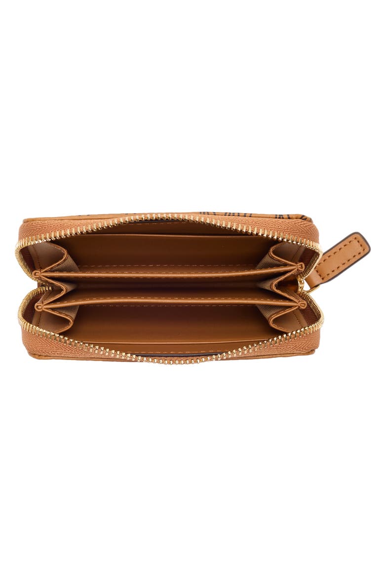 Aren Zip Wallet, Alternate, color, COGNAC