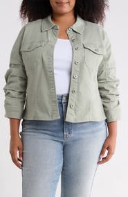 Democracy Ruched Sleeve Jacket