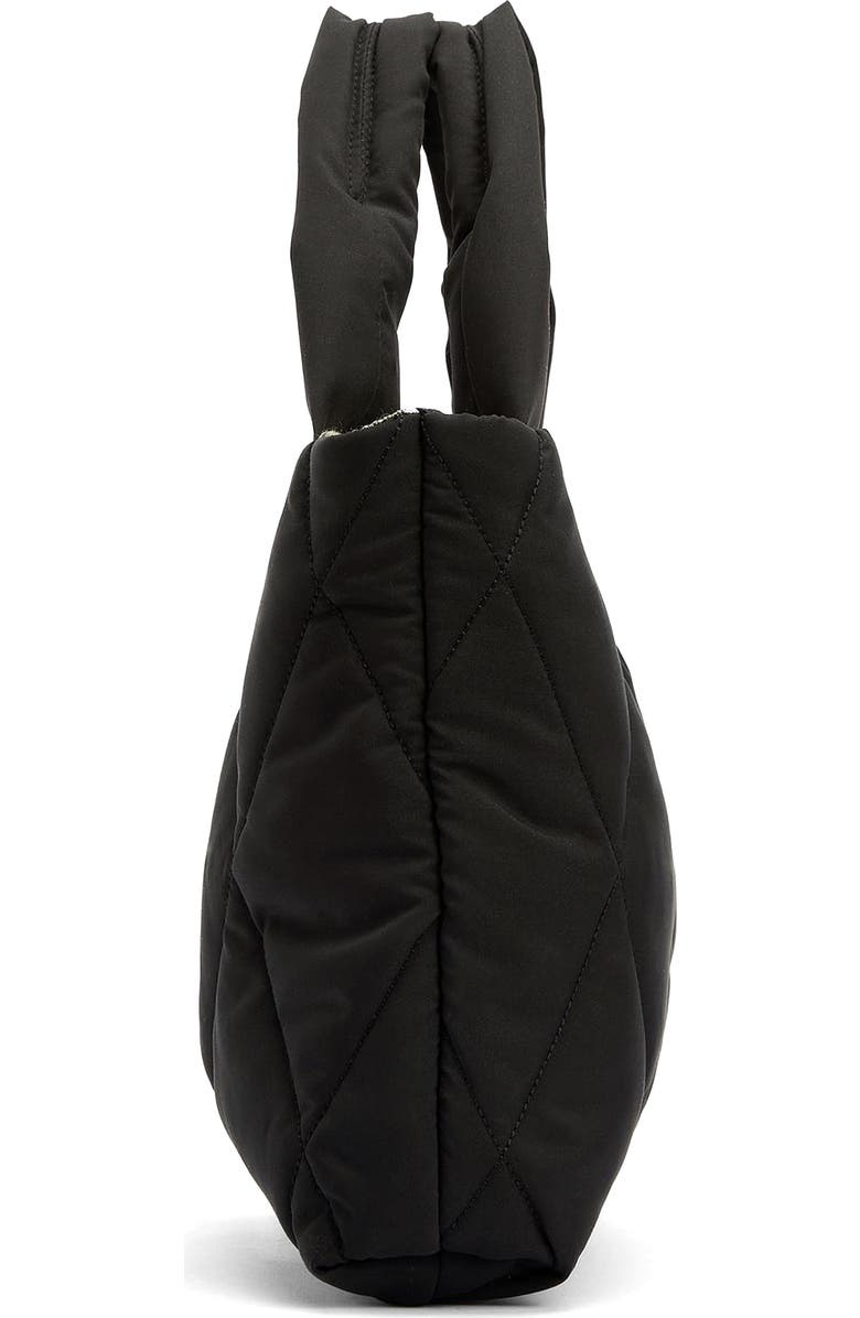 Barbour Mini Mariah Diamond Quilted Tote Bag, Alternate, color, Black/ Ancient