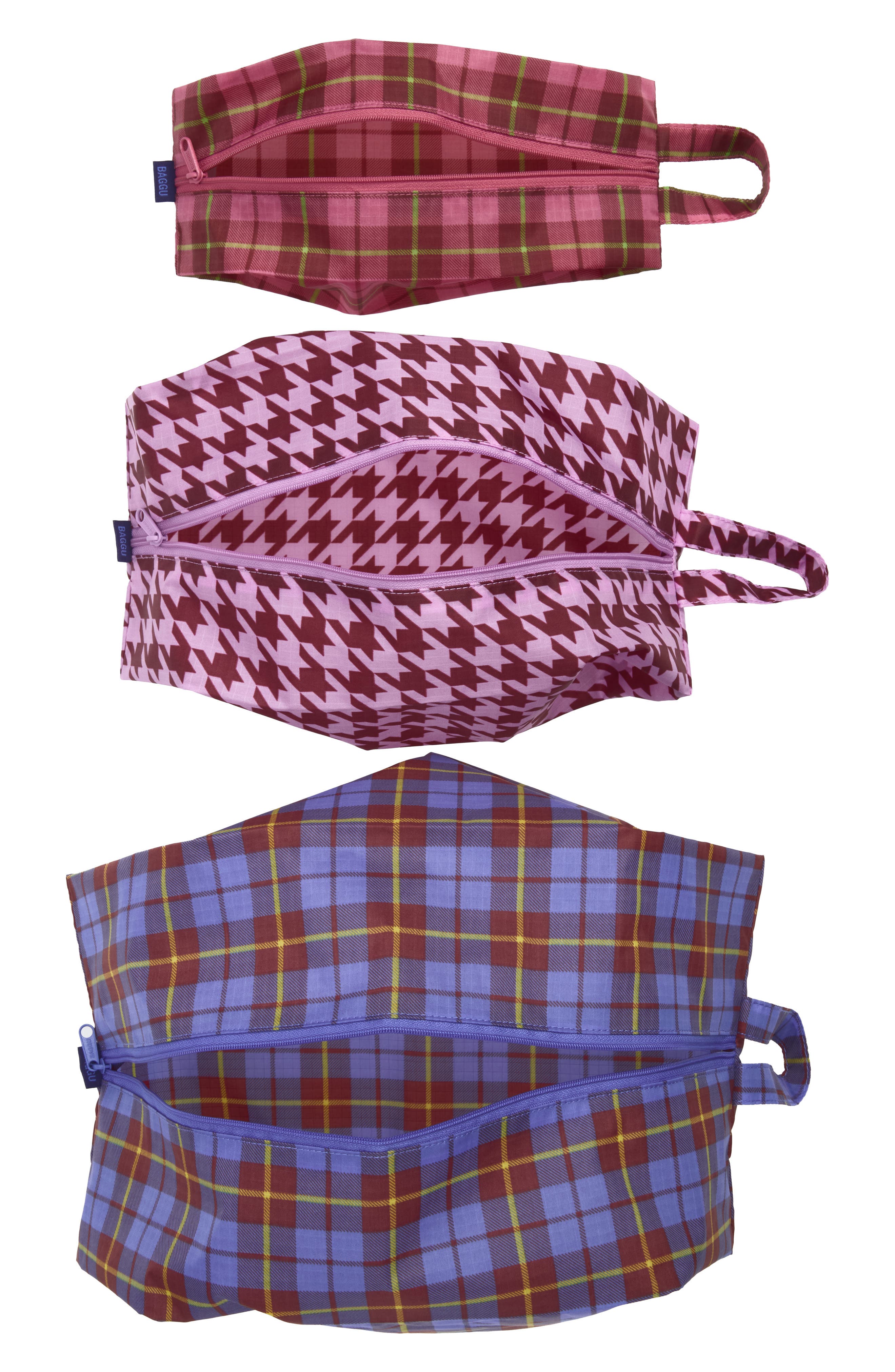 3D Zip Set, Alternate, color, CHECK MIX