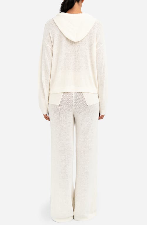 Sunday Citizen Open Knit Hoodie In Multi