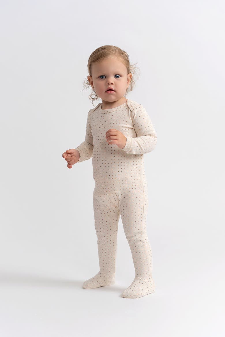Boy Multi Print Romper with Overlap Shoulders, Alternate, color, Seafoam