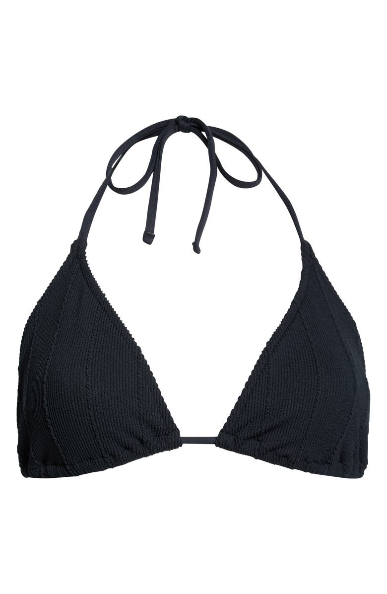 Rip Curl Vibe Surf Triangle Bikini Top, Alternate, color, Black