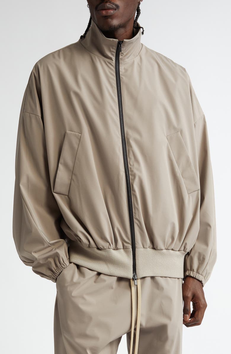Fear of God Vented Stand Collar Track Jacket, Main, color, Deer