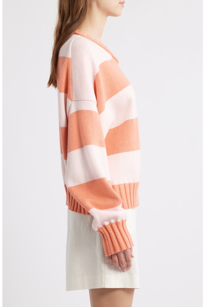 The Reva Stripe Sweater, Alternate, color, GELATO STRIPE