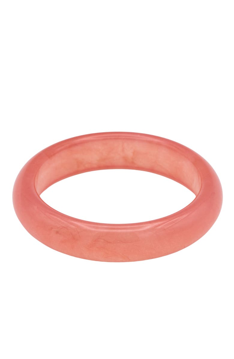 seree Silk Collection Blush Pink Jade Stone Bangle, Main, color, Pink